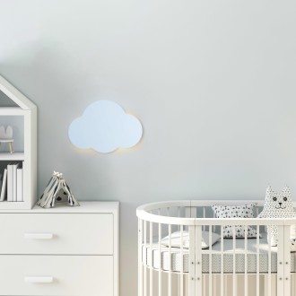 TK Lighting 4966 - Detské nástenné svietidlo Cloud 2xG9, modrá