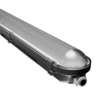 Spectrum SLI028251NW_PW_BLACK - Prachotesné svietidlo LIMEA GIGANT PRE HERMETIC 1200MM 20/26/33/40W, 4000K, 6200lm, IP66, čierna