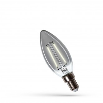 SPECTRUM WOJ+14467 - LED žiarovka C35 E14 230V 2.5W 4000K 150lm COG SPECTRUM
