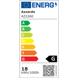 Azzardo AZ2260 - Stropné LED svietidlo Monza R 20W, 4000K, 1760lm, Ø220, RA≥90, biela