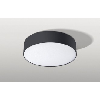 Azzardo AZ3680 - Stropné LED svietidlo Monza II R 90W, 4000K, 7520lm, Ø600, čierna