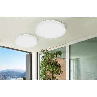 Azzardo AZ3680 - Stropné LED svietidlo Monza II R 90W, 4000K, 7520lm, Ø600, čierna