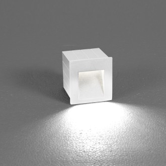 Nowodvorski 6908 - Vonkajšie zápustné LED svietidlo do steny Step LED IP44, 3W, 3000K, 190lm, biela