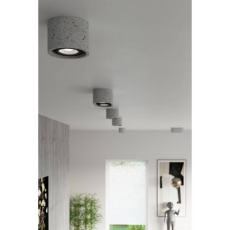 Sollux SL.0882 - Stropné svietidlo BASIC 2 betónové 2xGU10 AR111