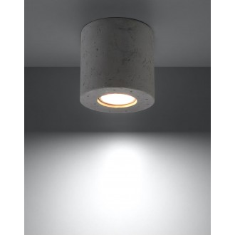 Sollux SL.0488 - Stropné svietidlo ORBIS betónové 1xGU10