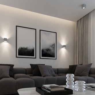 Sollux SL.0487 - Nástenné svietidlo QUAD betónové 1xG9
