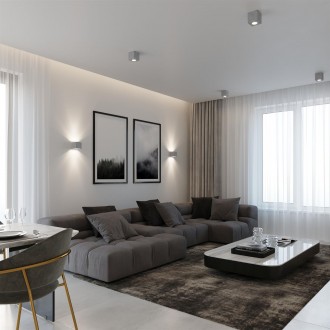 Sollux SL.0487 - Nástenné svietidlo QUAD betónové 1xG9