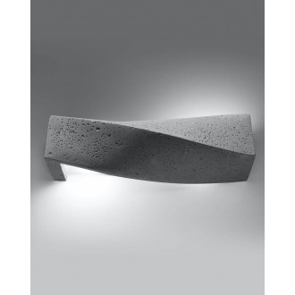 Sollux SL.0644 - Nástenné svietidlo SIGMA betónové 1xE27