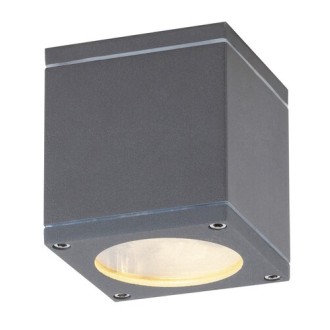 Rabalux 8149 - Vonkajšie stropné svietidlo Akron 1xGU10, IP54, 87x87, antracit