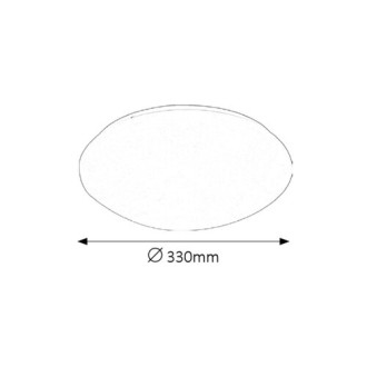 Rabalux 3435 - Stropné LED svietidlo Lucas 18W, 4000K, 1170lm, Ø330, biela