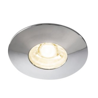 Rabalux 1072 - Podhľadové kúpeľňové LED svietidlo Randy set 3x4W, 3000K, 3x350lm, IP44, Ø80, chróm/sklo