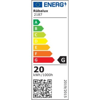 Rabalux 2187 - Stropné LED svietidlo Aniela 20W, 4000K, 1600lm, chróm