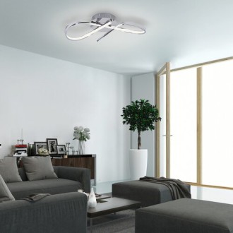 Rabalux 2187 - Stropné LED svietidlo Aniela 20W, 4000K, 1600lm, chróm
