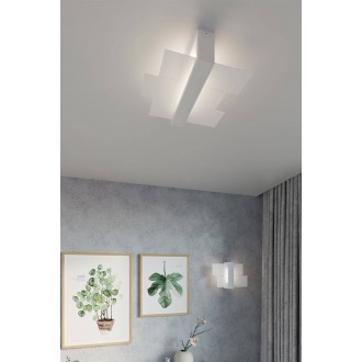 Sollux SL.0079 - Nástenné svietidlo FENIKS 1 biele 1xE27