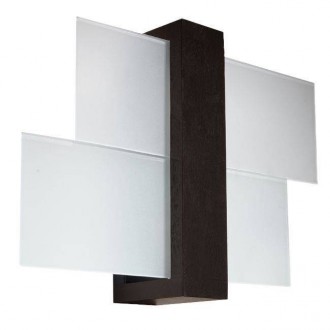 Sollux SL.0075 - Nástenné svietidlo FENIKS 1 wenge 1xE27