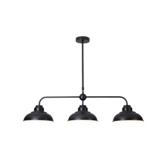 Rabalux 5309 - Luster Dragan 3xE27, 1000x250mm, matná čierna/biela