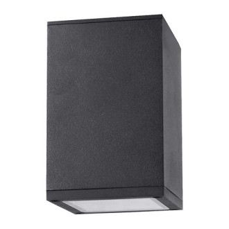 Rabalux 7820 - Vonkajšie stropné svietidlo Zombor 1xGU10, IP54, 90x90, antracit/opál