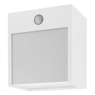 Rabalux 7479 - Vonkajšie nástenné LED svietidlo Balimo 12W, 4000K, 560lm, IP44, biela + senzor