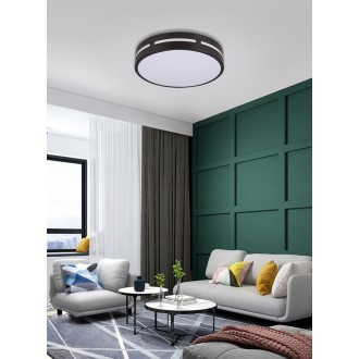 Immax neo 07152-B30 - Stropné LED svietidlo Perfecto 24W, 2700-6500K, 1500lm, Ø300, čierna + diaľkové ovládanie