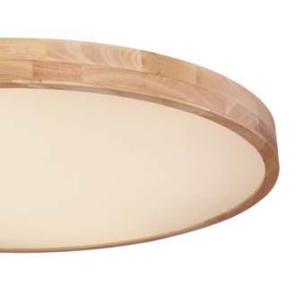Globo 41745-60 - Stropné drevené LED svietidlo Rainer 60W, 3500lm, 3000-6000K, Ø800, prírodné
