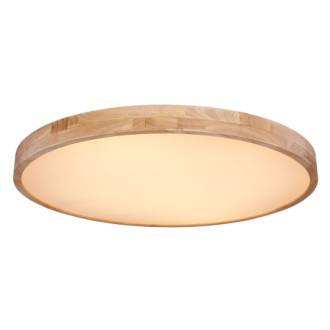 Globo 41745-60 - Stropné drevené LED svietidlo Rainer 60W, 3500lm, 3000-6000K, Ø800, prírodné
