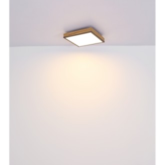 Globo 416080WD4 - Stropné LED svietidlo Doro 24W, 3000K, 1500lm, 800x200, grafit/opál/imitácia dreva