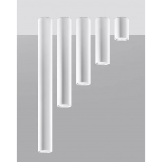 Sollux SL.0997 - Stropné svietidlo LAGOS 20 1xGU10, Ø60, biela