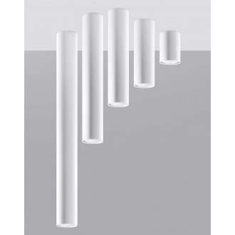 Sollux SL.0997 - Stropné svietidlo LAGOS 20 1xGU10, Ø60, biela