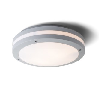 Rendl R10362 - Vonkajšie stropné svietidlo Sonya 30 2xE27, IP54, Ø300, striebornosivá