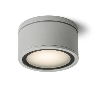 Rendl R10429 - Vonkajšie stropné svietidlo Merido 1xGX53, IP54, Ø108, striebornosivá
