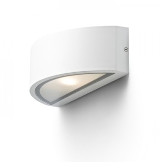 Rendl R10365 - Vonkajšie nástenné svietidlo Lesa 1xE27, IP54, biela
