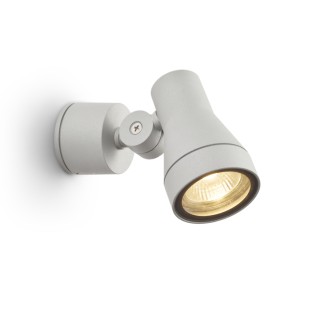 Rendl R10388 - Vonkajšie nástenné svietidlo Direzza 1xGU10, IP54, striebornošedá