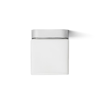 Rendl R12198 - Stropné kúpeľňové LED svietidlo Esica 6W, 3000K, 435lm, IP44, chróm/opálové sklo