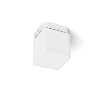 Rendl R12198 - Stropné kúpeľňové LED svietidlo Esica 6W, 3000K, 435lm, IP44, chróm/opálové sklo