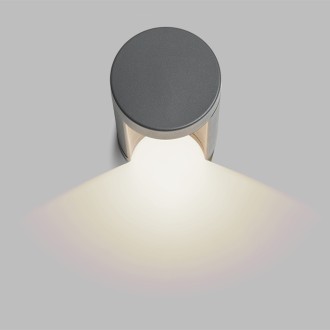 Rendl R11170 - Vonkajšie nástenné LED svietidlo Sonet 7W, 3000K, 490lm, IP54, antracit