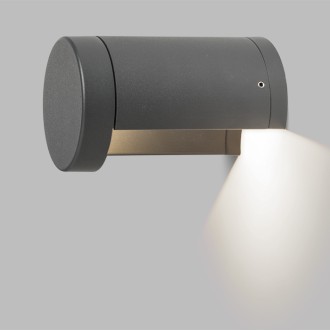 Rendl R11170 - Vonkajšie nástenné LED svietidlo Sonet 7W, 3000K, 490lm, IP54, antracit