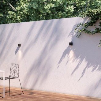 Rendl R12027 - Vonkajšie nástenné LED svietidlo Zack 3W, 3000K, 176lm, IP54, antracit