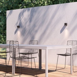 Rendl R12027 - Vonkajšie nástenné LED svietidlo Zack 3W, 3000K, 176lm, IP54, antracit