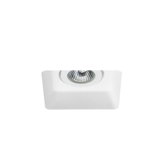 Rendl R12038 - Sadrové podhľadové náklopné svietidlo Dino SQ 1xGU10, 230V, sadra