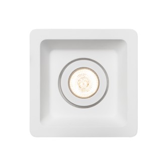 Rendl R12038 - Sadrové podhľadové náklopné svietidlo Dino SQ 1xGU10, 230V, sadra