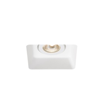 Rendl R12038 - Sadrové podhľadové náklopné svietidlo Dino SQ 1xGU10, 230V, sadra