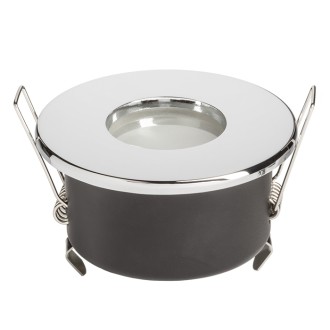Rendl R11733 - Kúpeľňové podhľadové svietidlo Splash 1xGU10, IP65, 230V, Ø83, chróm