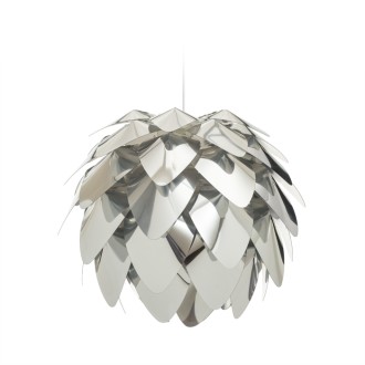 Rendl R12382 - Luster Encombre 1xE27, Ø430, chrómovaná fólia