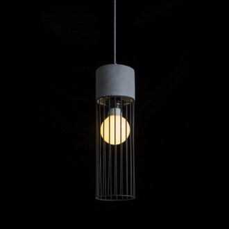 Rendl R12931 - Luster Burton 1xE27, Ø120, betón