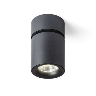 Rendl R12840 - Stropné bodové LED svietidlo Condu 20W, 3000K, 1600lm, 24 °, Ø100, čierna