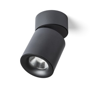 Rendl R12840 - Stropné bodové LED svietidlo Condu 20W, 3000K, 1600lm, 24 °, Ø100, čierna