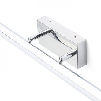 Rendl R12951 - Nástenné kúpeľňové LED svietidlo Sway 12W, 3000K, 1060lm, IP44, chróm