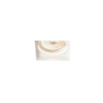 Rendl R12363 - Sadrové podhľadové svietidlo Dandy SQ 1xGU10, 230V, sadra