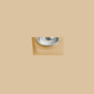 Rendl R12363 - Sadrové podhľadové svietidlo Dandy SQ 1xGU10, 230V, sadra