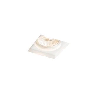 Rendl R12363 - Sadrové podhľadové svietidlo Dandy SQ 1xGU10, 230V, sadra